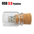 Custom Logo Drifting Bottle USB 3.0 Flash Drive – Wooden Box USB Flash Drive PRIMED 32 GB style 1
