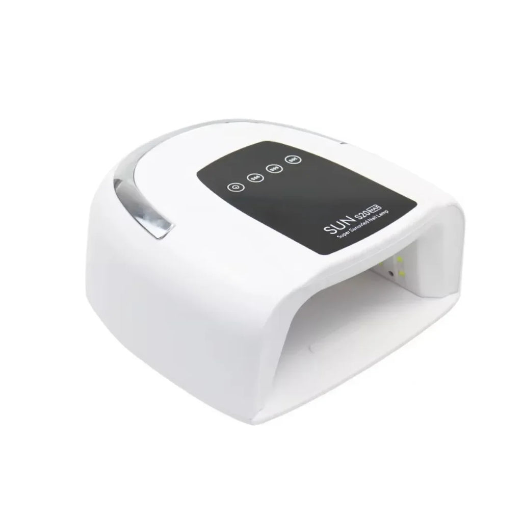 200W 48-LED Rechargeable Wireless UV Nail Curing Lamp UV Nail Curing Lamp PRIMED White