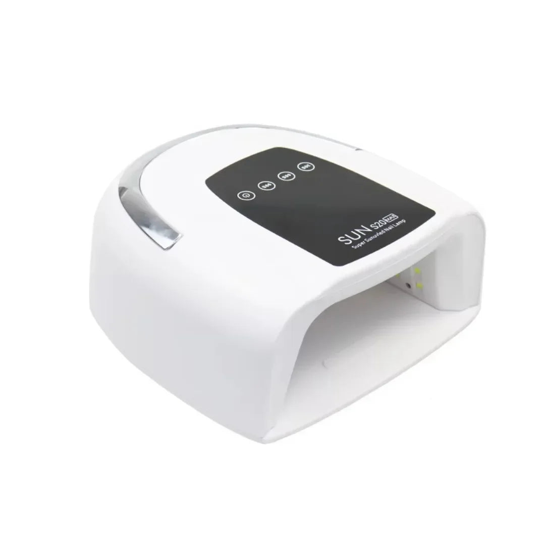 200W 48-LED Rechargeable Wireless UV Nail Curing Lamp UV Nail Curing Lamp PRIMED White