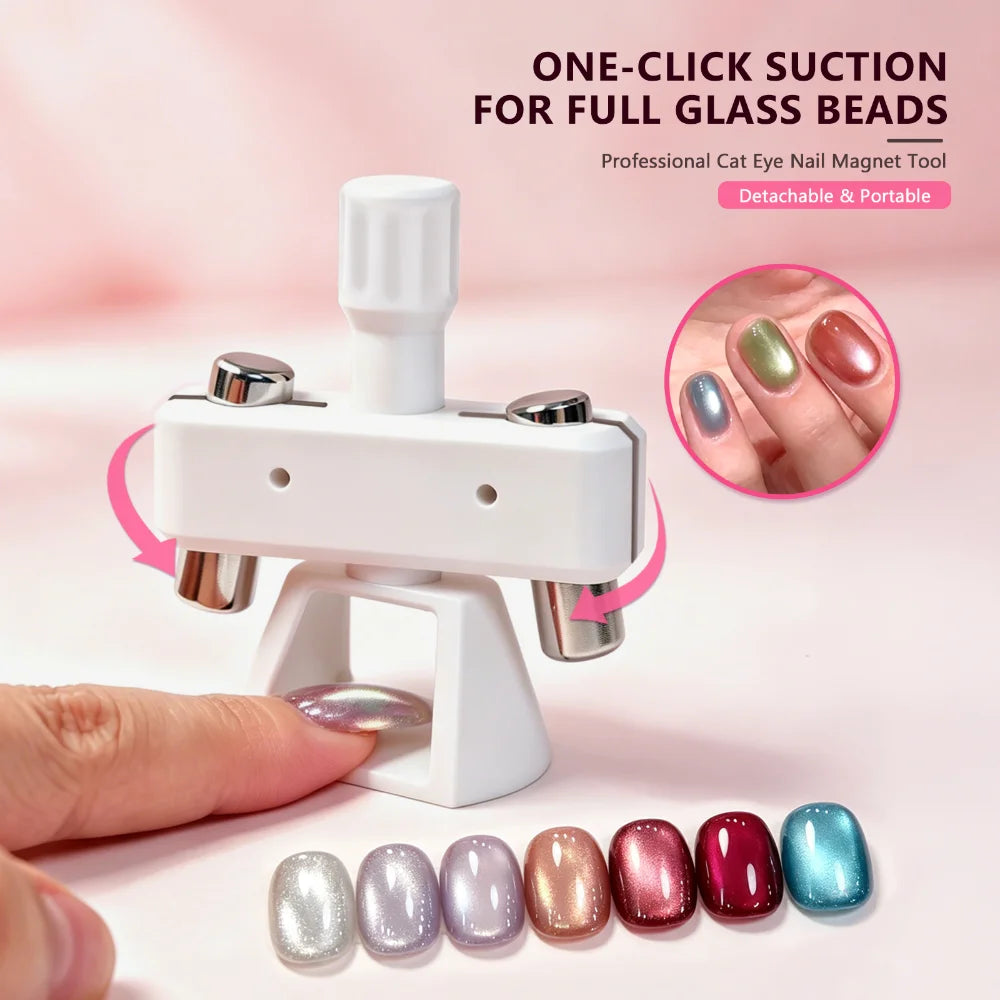 Rotating Cat Eye Magnet Tool – 3D Glass Bead Nail Art