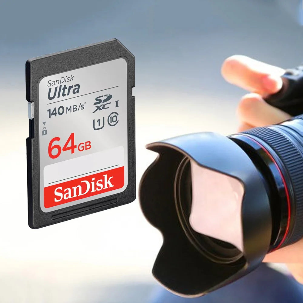 SanDisk SD Card Ultra/Extreme PRO 32GB–256GB U3 4K V30 SD Memory Card PRIMED