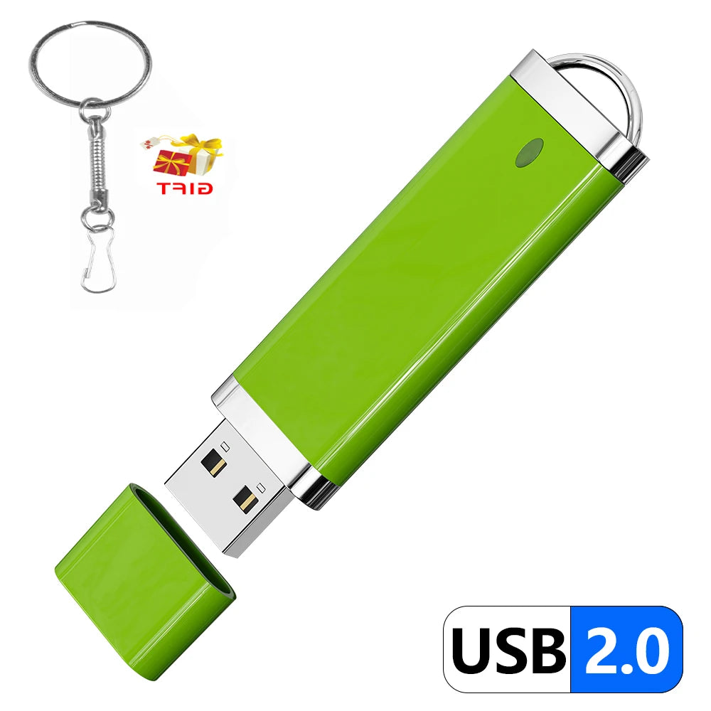 JASTER Mini USB 2.0 Flash Drive 4GB–64GB Keychain Pen Drive USB Flash Drive PRIMED Green 8 GB