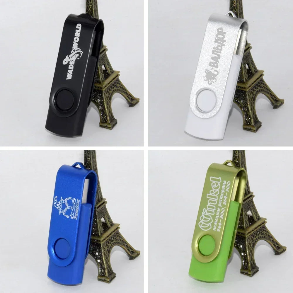 10-Pack Colorful USB Flash Drives 1GB–64GB | Custom Logo USB Flash Drive PRIMED
