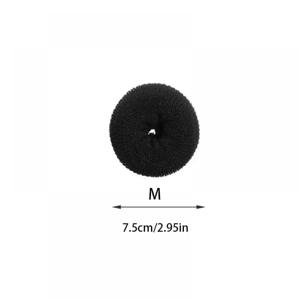 Hair Donut Bun Maker – Foam Sponge Updo Styling Tool Hair Bun Maker PRIMED Blcak-M China Mainland