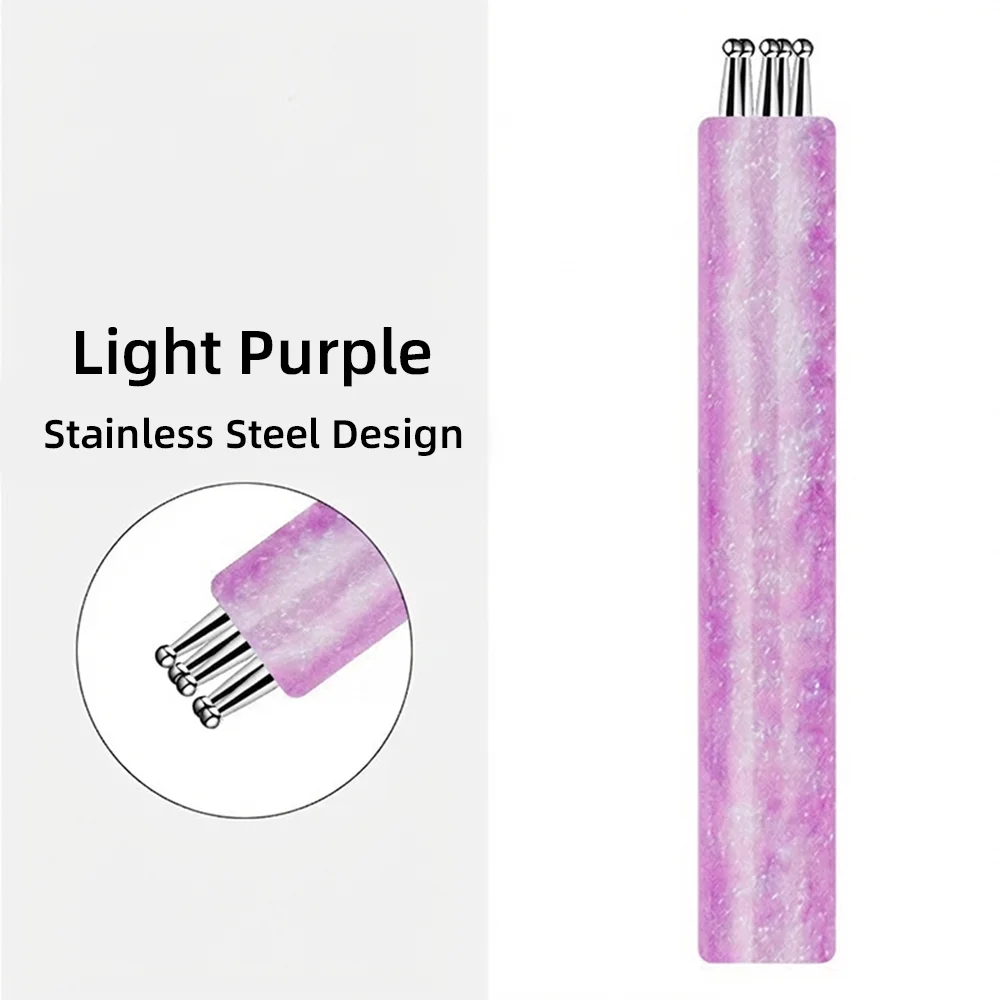 Five-Petal Flower Nail Art Dotting Pen – Diamond Setting Tool Nail Art Dotting Tool PRIMED A1