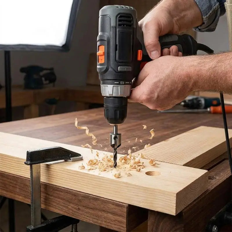 4-Piece Countersink Drill Bit Set 3–10mm | HSS Woodworking Countersink Drill Bit Set PRIMED
