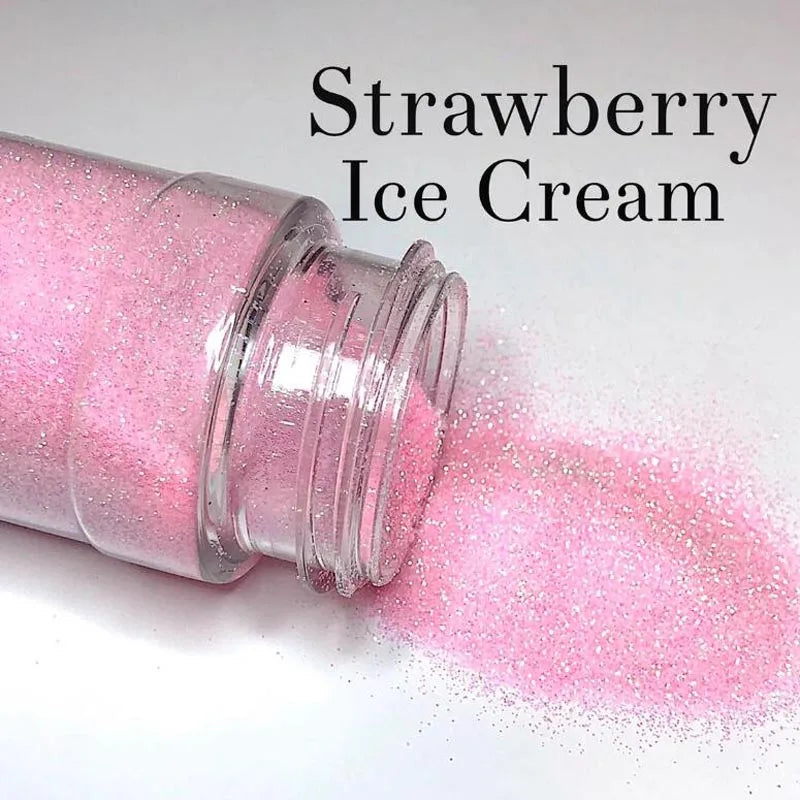 Pink Sugar Nail Glitter Powder 1oz – DIY Manicure Pigment Dust