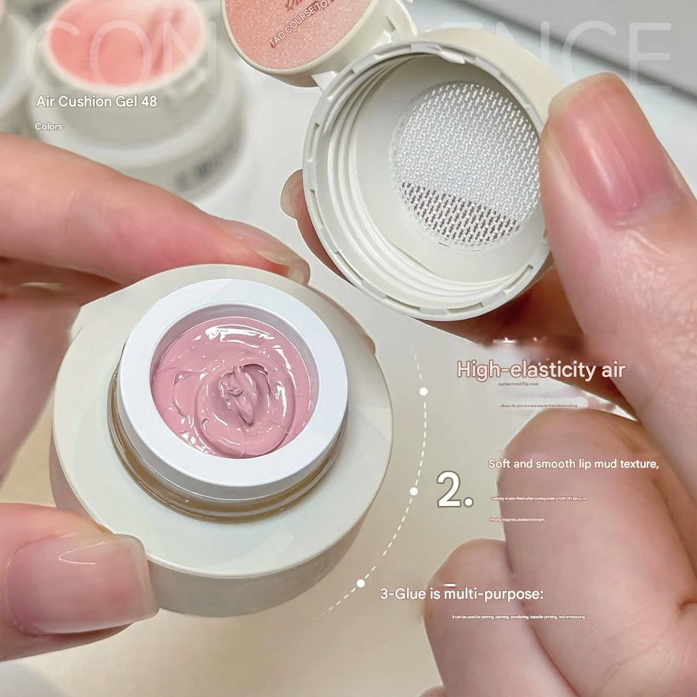 5g Air Cushion Patting Gel – Gradient Ombre UV/LED Nail Art Nail Art Gel PRIMED