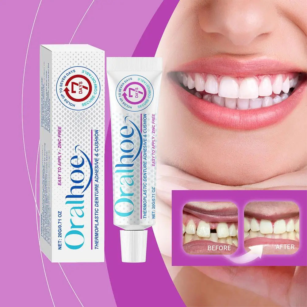Thermoplastic Denture Adhesive – Reusable Silicone Fix 20g