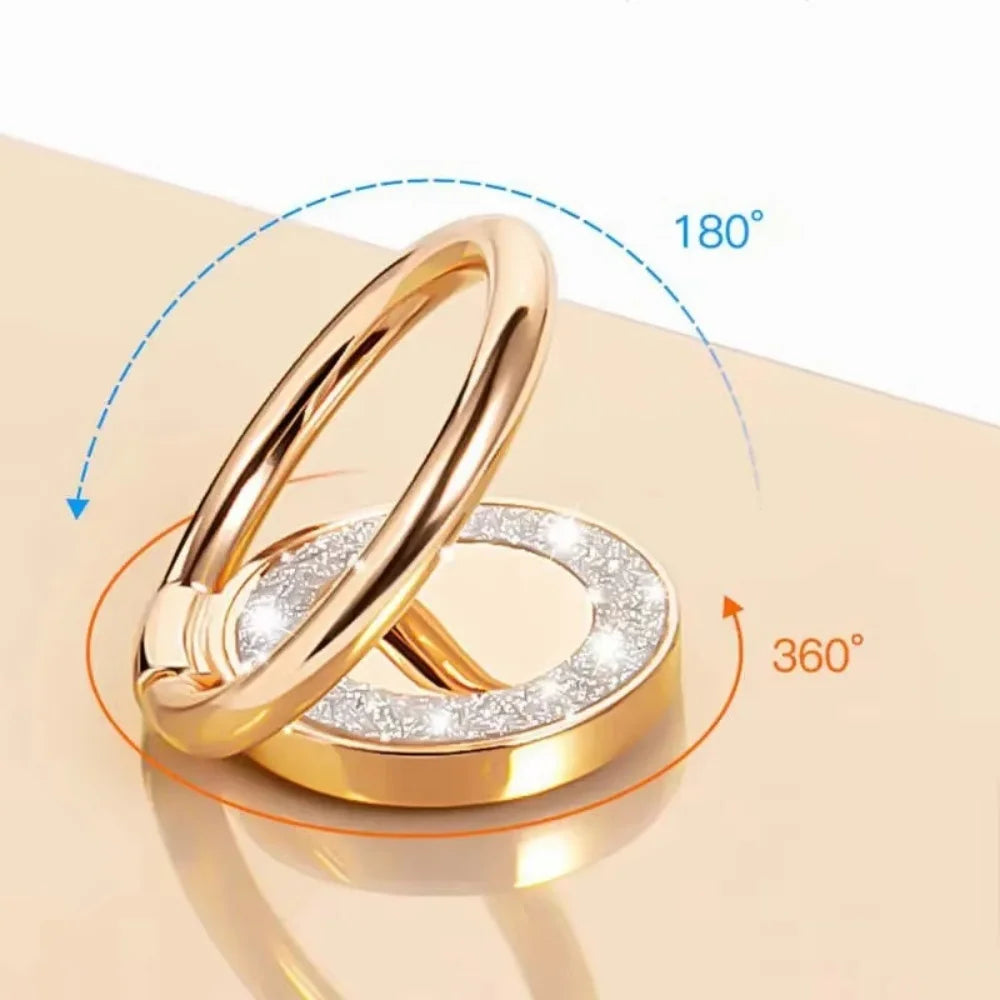 Ultra-Thin Finger Ring Phone Holder – 360° Rotation Kickstand Phone Ring Holder PRIMED