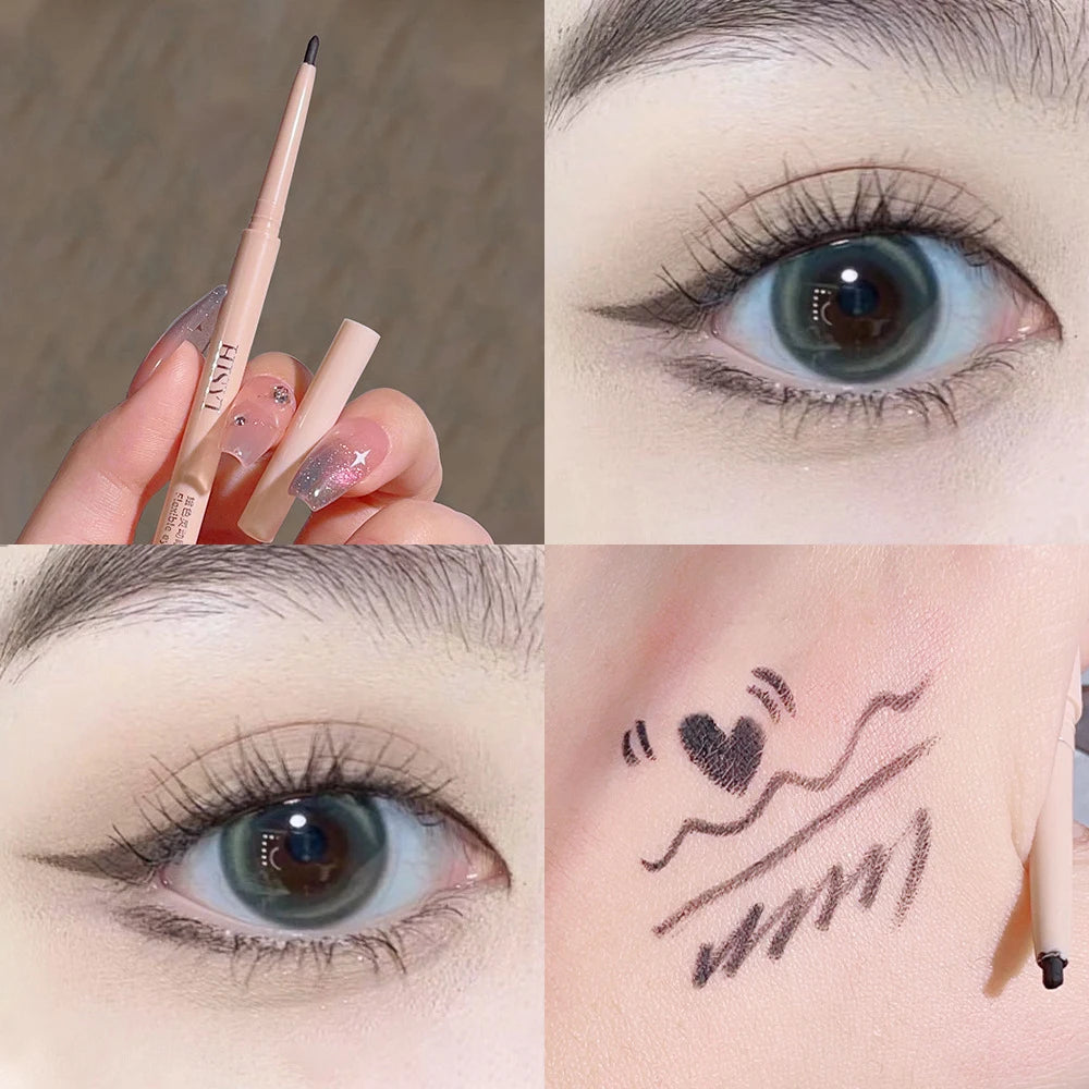 Waterproof Matte Gel Eyeliner Pencil – 5 Colors Long-Lasting