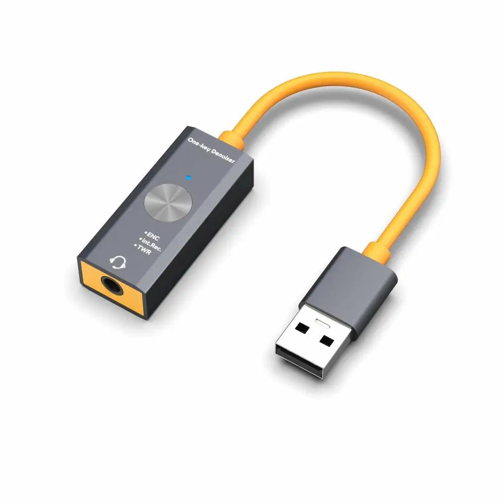 USB Type-C Sound Card DSP ENC Noise Cancellation 48kHz