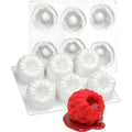 6-Cavity 3D Raspberry Silicone Mold for Mousse & Desserts Silicone Baking Mold PRIMED 1 Piece