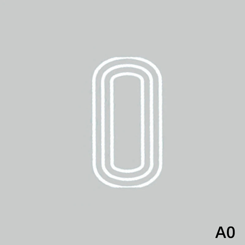 Large 6.9" Self-Adhesive Number Sticker – Bins, Mailboxes & Doors