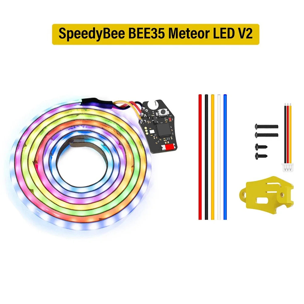 Wireless LED Meteor Light Strip with BEC Module for FPV Drones