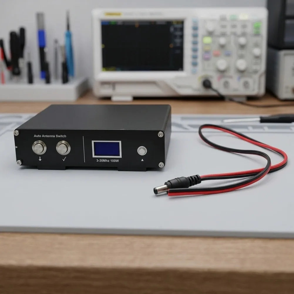 ZDKG 100W Shortwave Automatic Antenna Switcher | 3-Port SWR