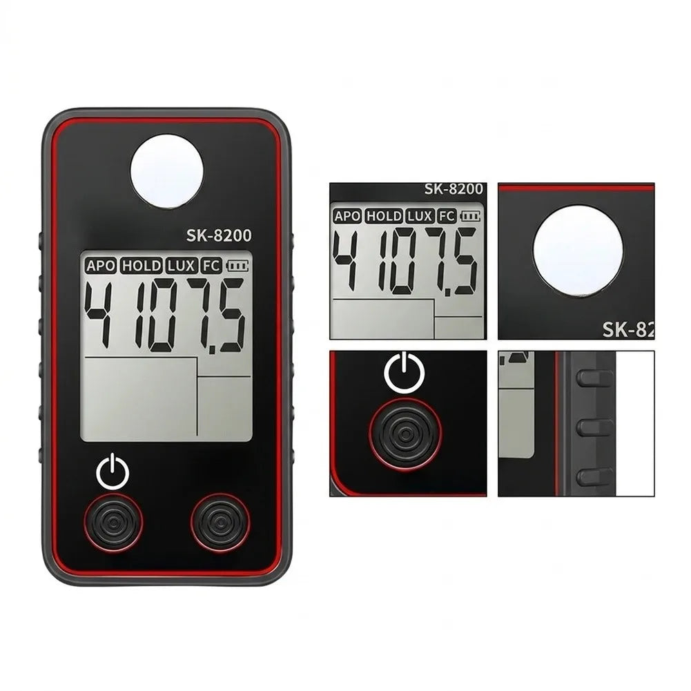 SK-8200 Digital Light Meter 0.5–300,000 LUX | HpLive