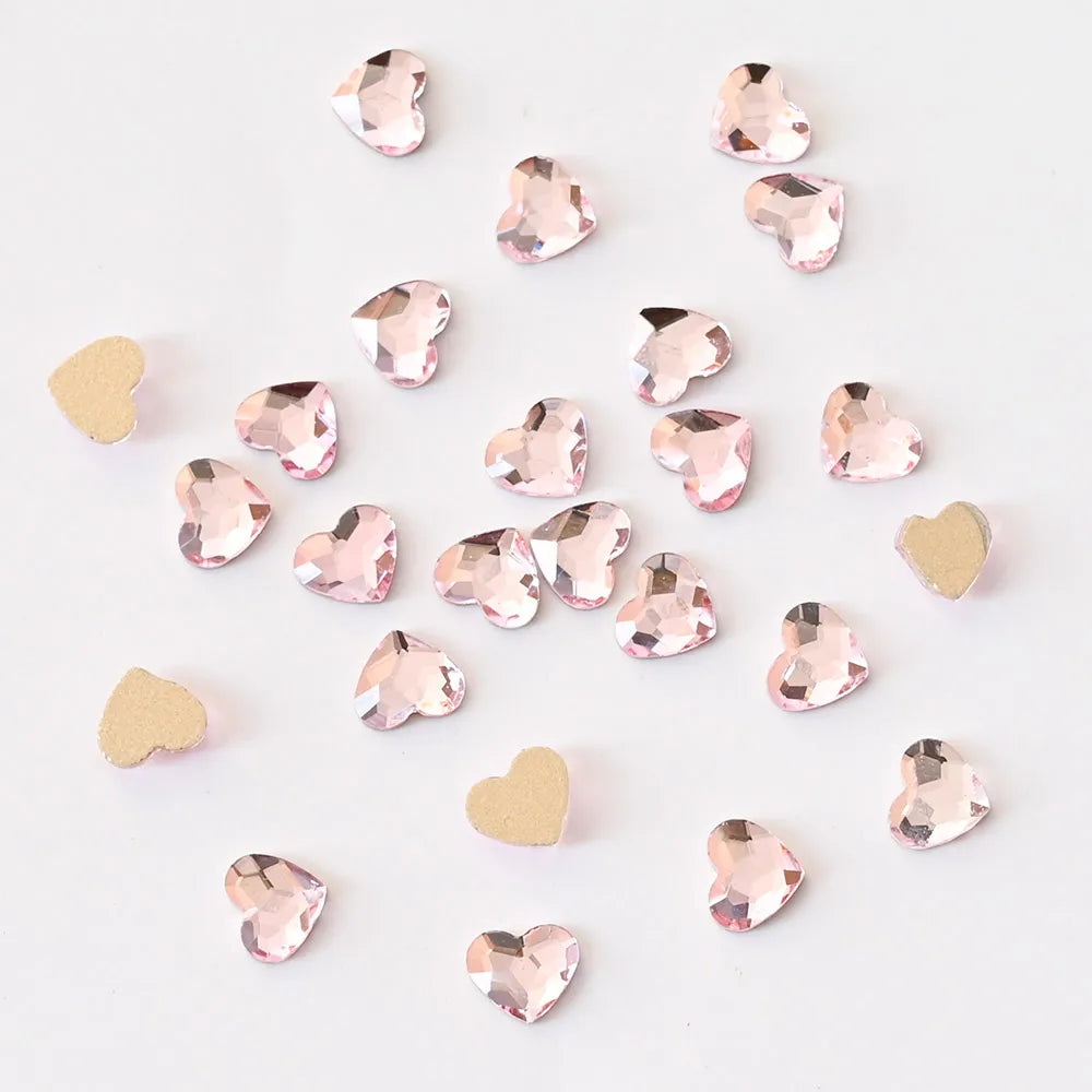 50pc AB Crystal Flatback Glass Rhinestones for 3D Nail Art Nail Art Rhinestones PRIMED JZ26-5(50pcs)