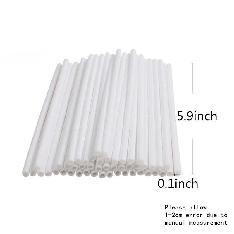 50 BPA-Free Lollipop Sticks 15cm – Cake Pop & Candy Sticks Baking & Pastry Tools PRIMED