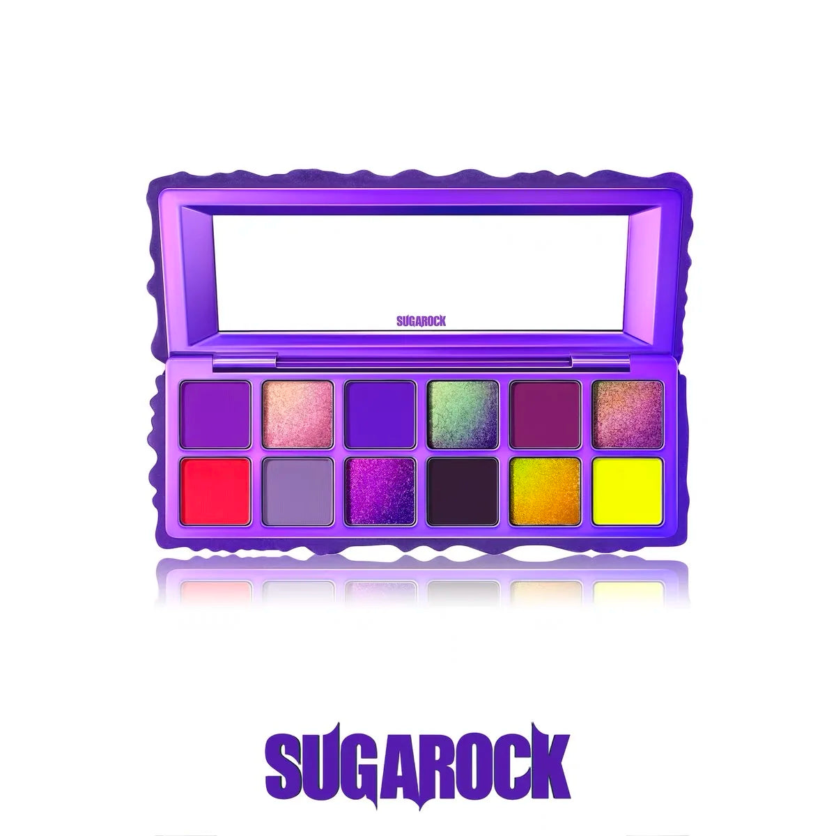 Sugarock 12-Color Eyeshadow Palette – Shimmer & Matte