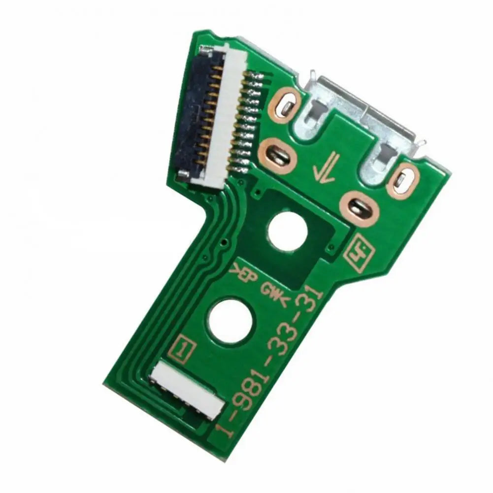 PS4 Controller USB Charging Port Board 12Pin Flex JDS-030/040/055 Controller Repair Part PRIMED