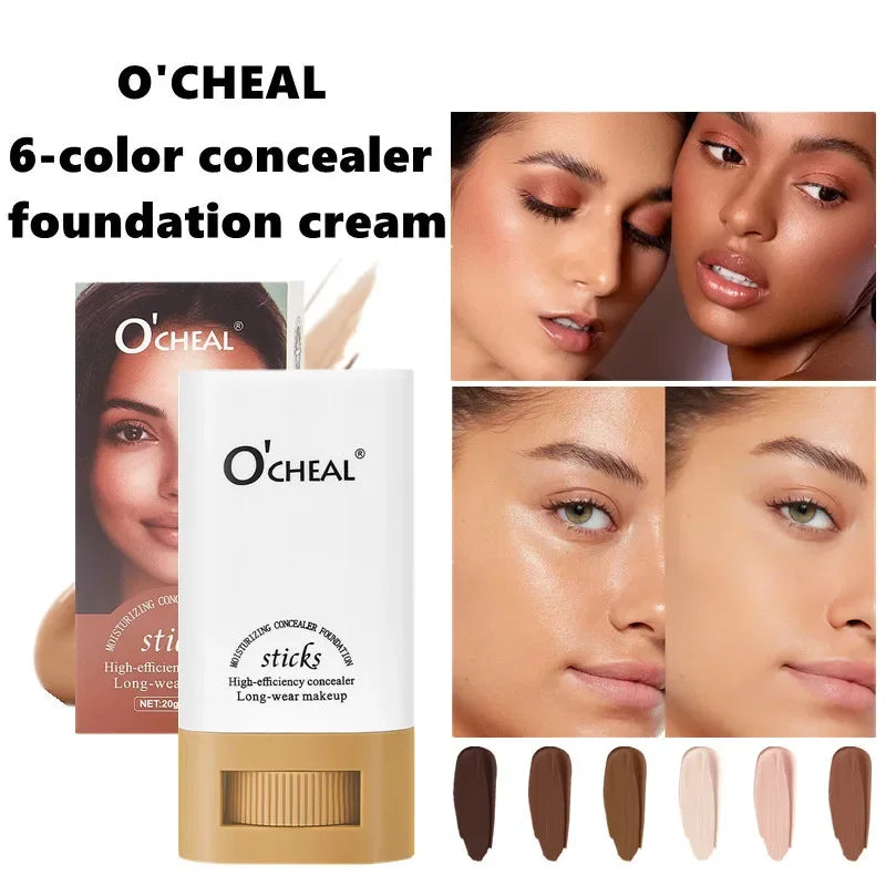 OCHEAL Waterproof Concealer Foundation Stick – Brightening
