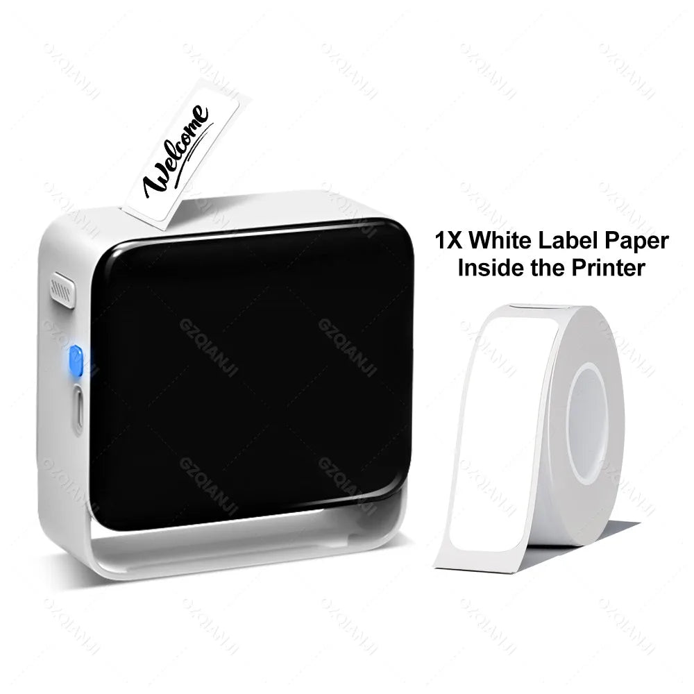 Portable Bluetooth Label Maker | Wireless Thermal Printer 12-15mm Bluetooth Label Printer PRIMED Standard Edition