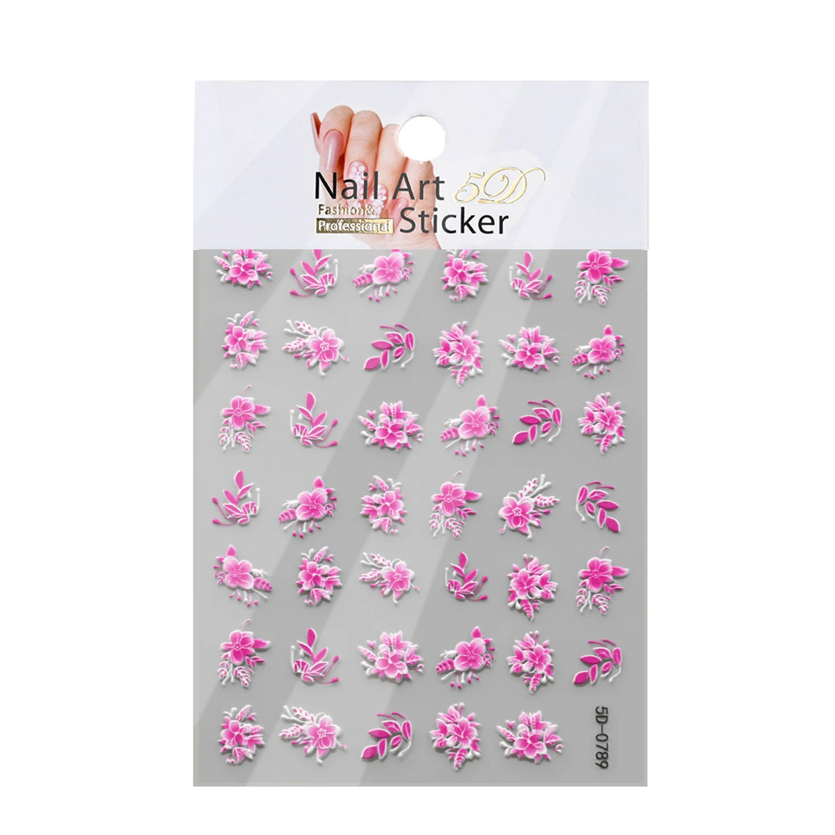 Silver Foil 3D Bow Nail Art Stickers – Ribbon Butterfly Decals