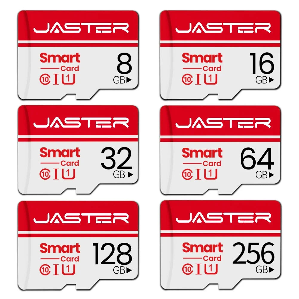 JASTER MicroSD Card 8GB–128GB Class 10 U3 Flash Memory Card MicroSD Flash Card PRIMED