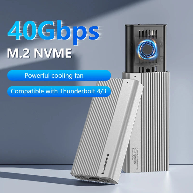 UTHAI USB4 M.2 NVMe SSD Enclosure 40Gbps Thunderbolt 4/5
