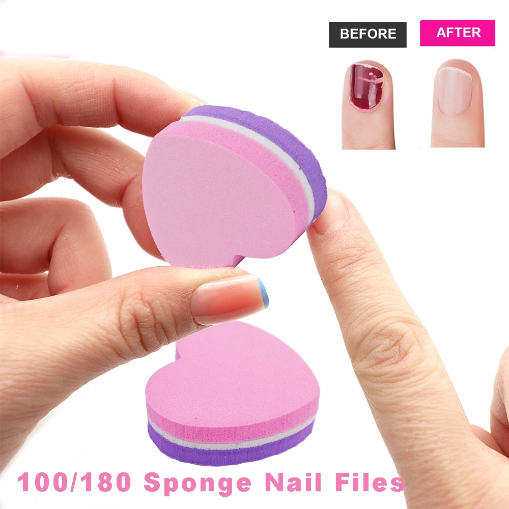 Mini Nail Sponge Buffer Blocks – Buffing Sanding File 10/20/50Pcs Nail Buffer Block PRIMED