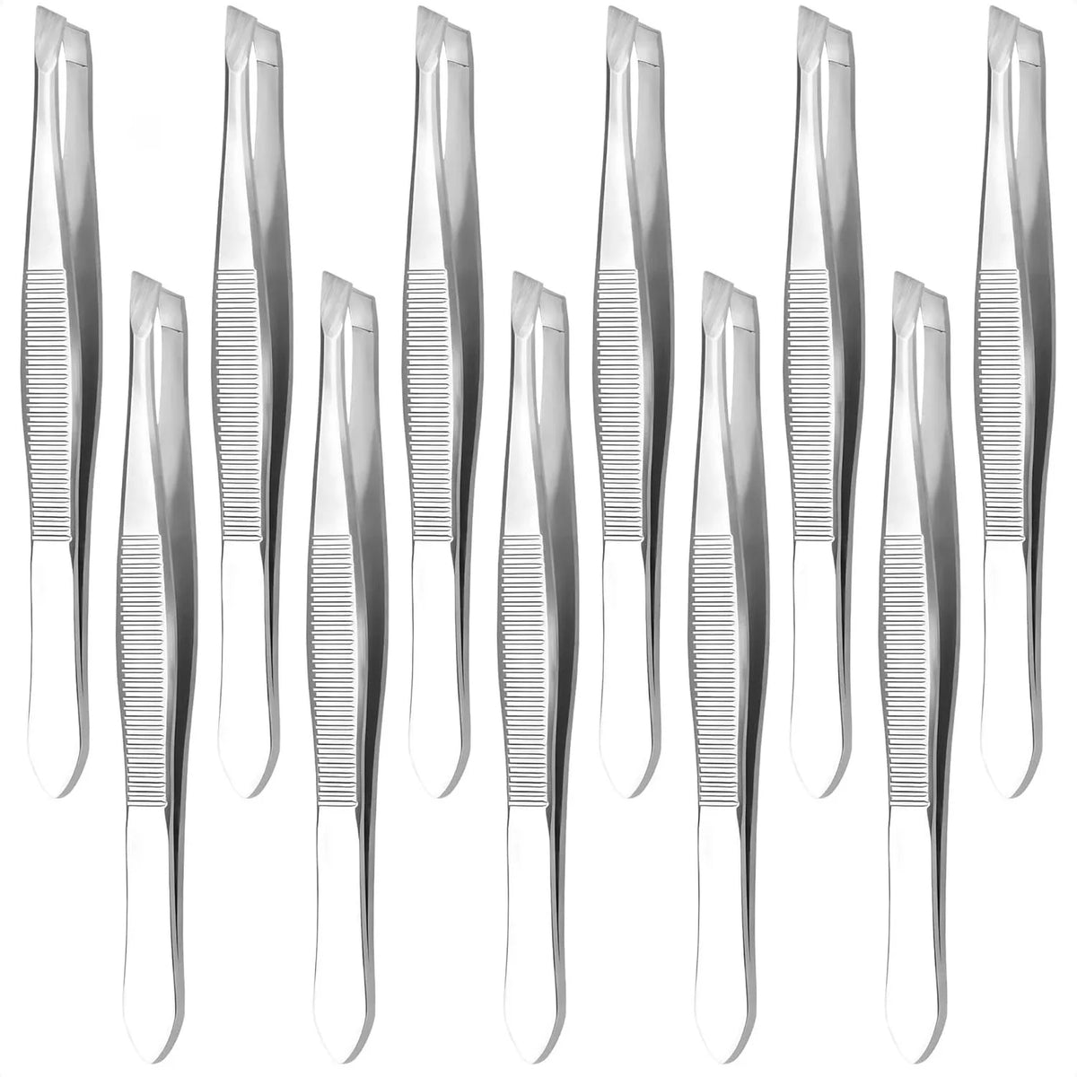 Stainless Steel Tweezers Set – Eyebrow & Eyelash Grooming