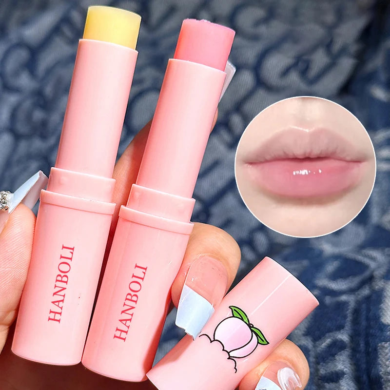 Peach Color-Changing Jelly Lip Balm – Korean Lip Care 3g