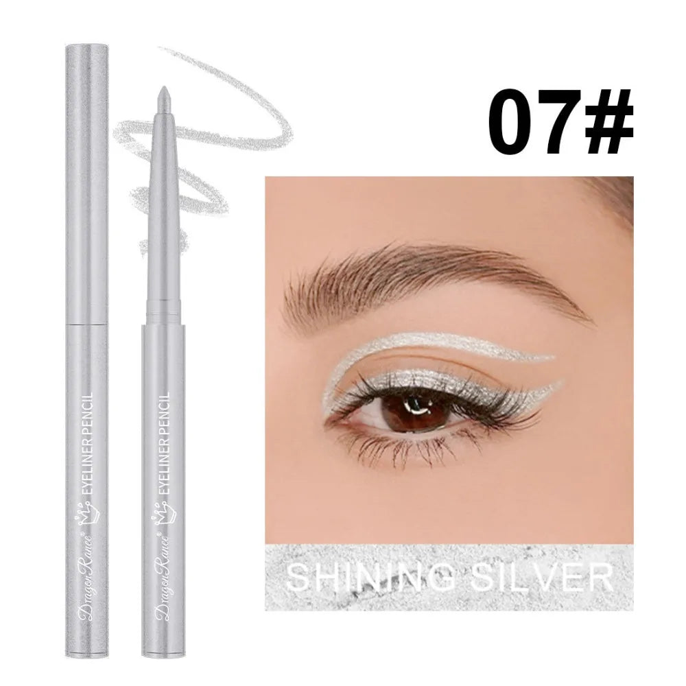 Waterproof Gel Eyeliner Pencil | Matte & Shimmer, 10 Colors