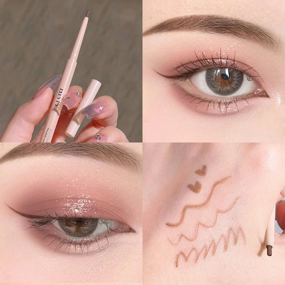 Waterproof Matte Gel Eyeliner Pencil – 5 Colors Long-Lasting