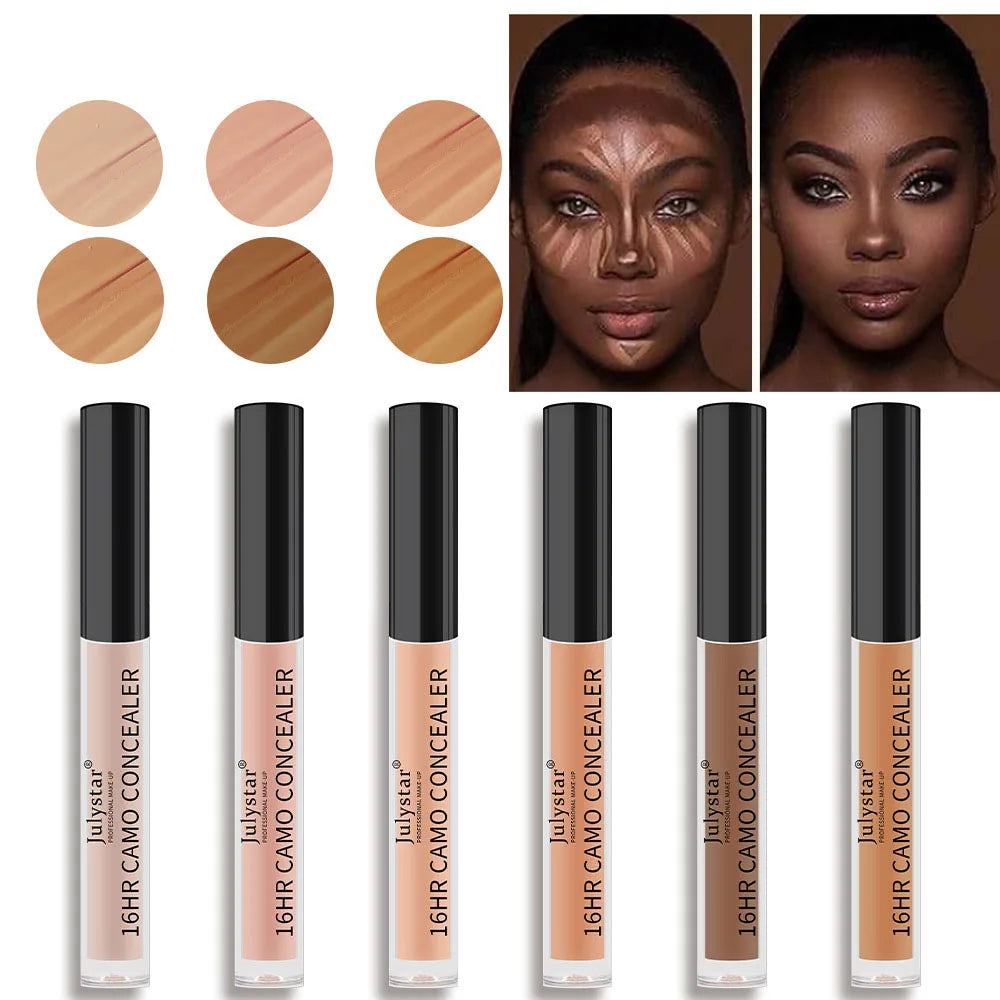 Julystar 16HR Camo Liquid Concealer | Full Coverage, All Skin