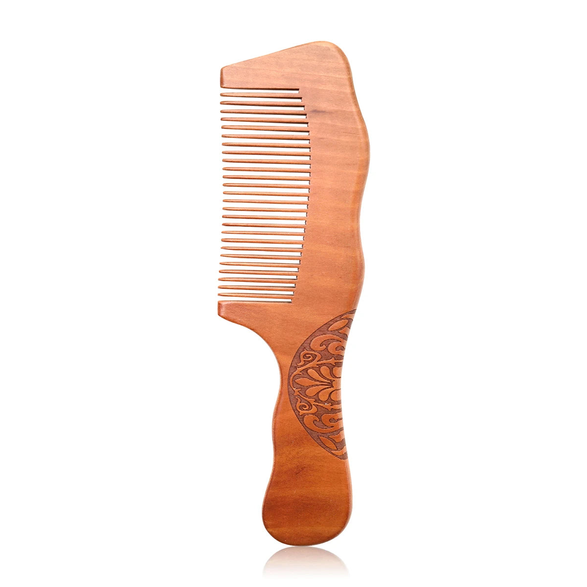 Wooden Wide Tooth Comb – Scalp Massage, Anti-Static & Travel