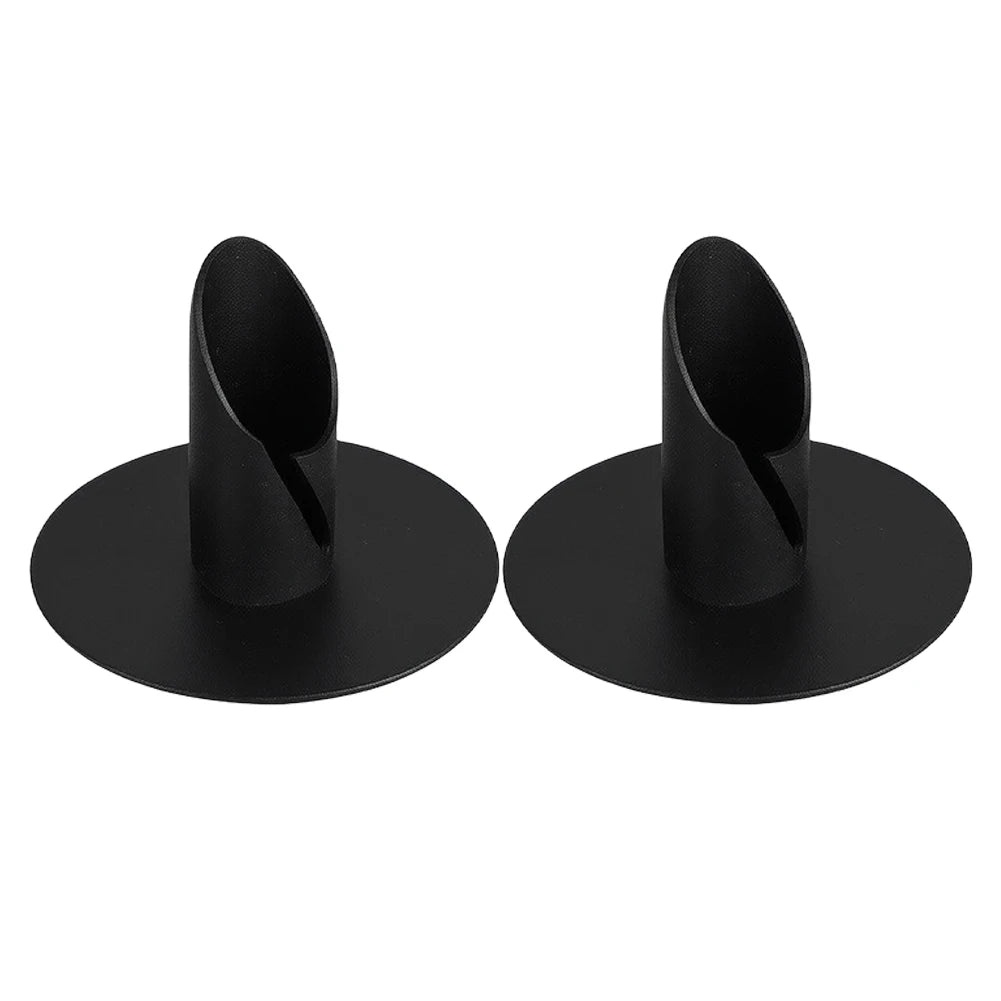 White Iron Candle Holders Set of 2 – Wedding & Home Décor
