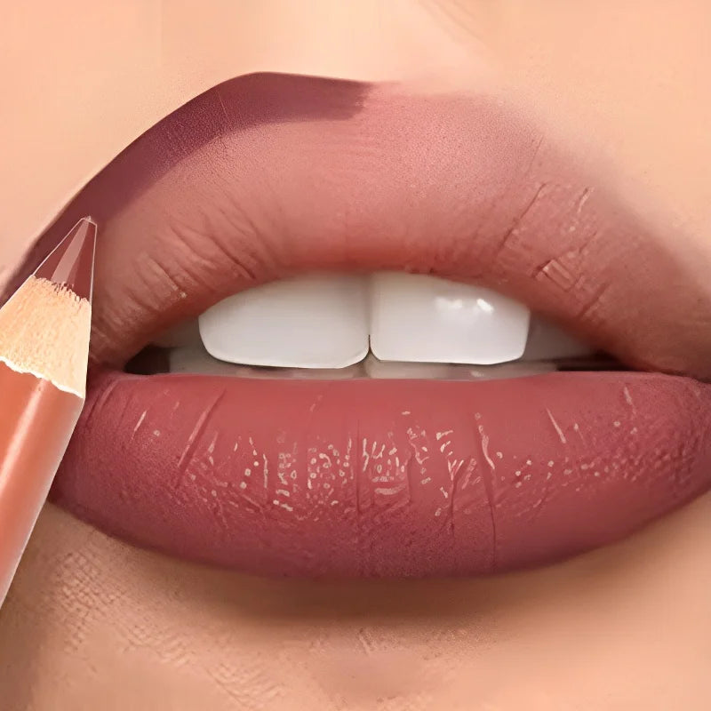 Waterproof Matte Lip Liner Pencil | 28 Shades, Long-Lasting