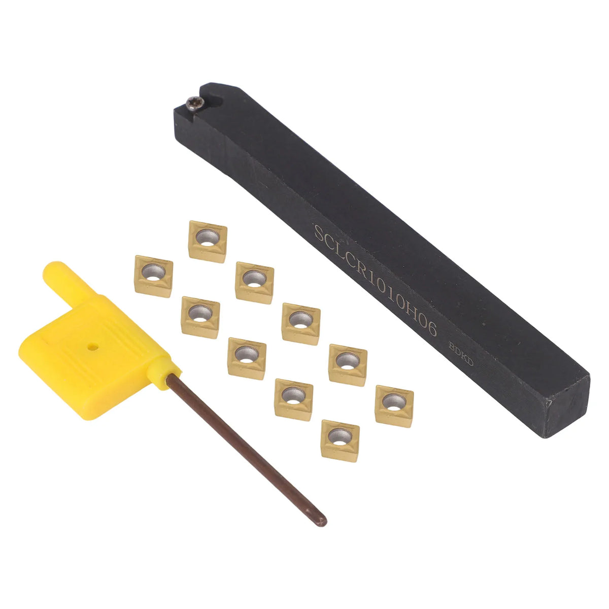 SCLCR1010H06 Carbide Insert Turning Tool Set 100×10×10mm