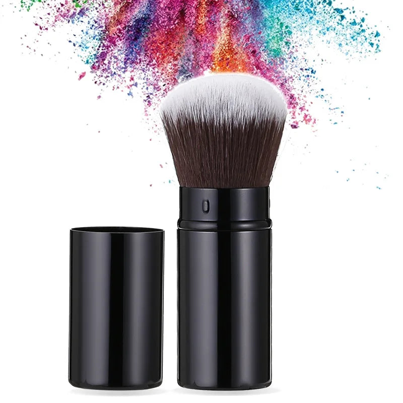 Retractable Powder Blush Brush – Mini Portable Makeup Brush