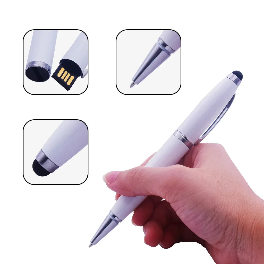 Pen USB Flash Drive 4GB–64GB | Student Gift Pendrive Metal USB Flash Drive PRIMED