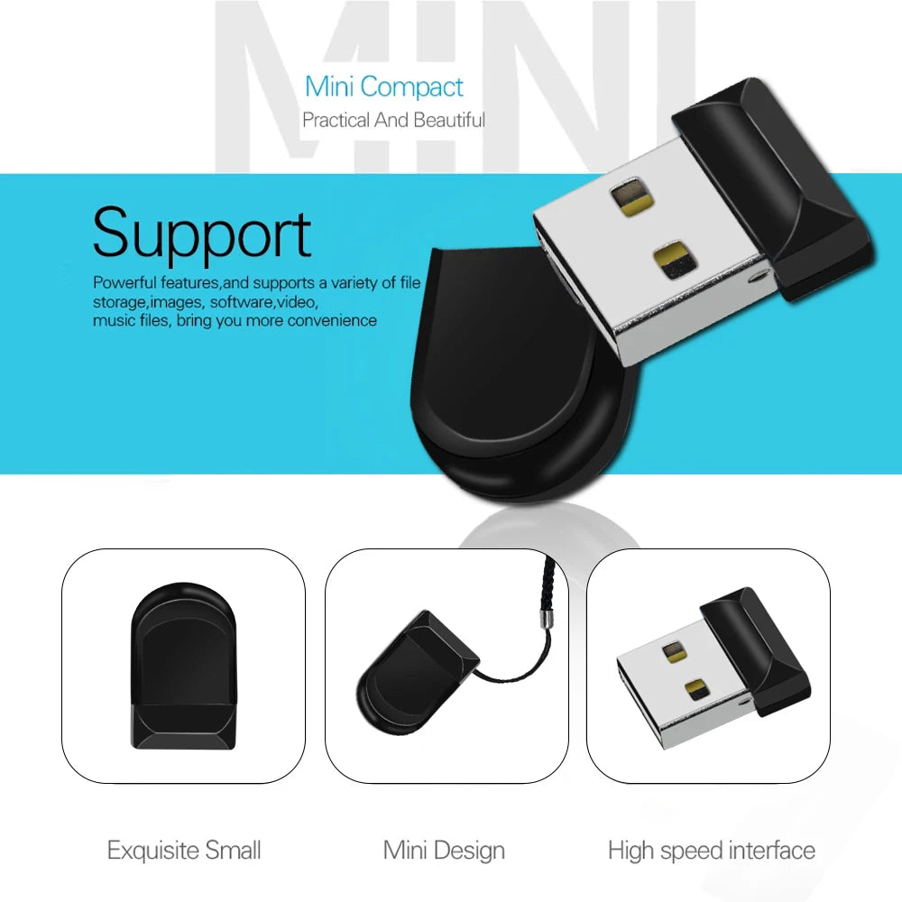 Mini USB Flash Drive 2GB–64GB | Custom Logo Pen Drive USB Flash Drive PRIMED