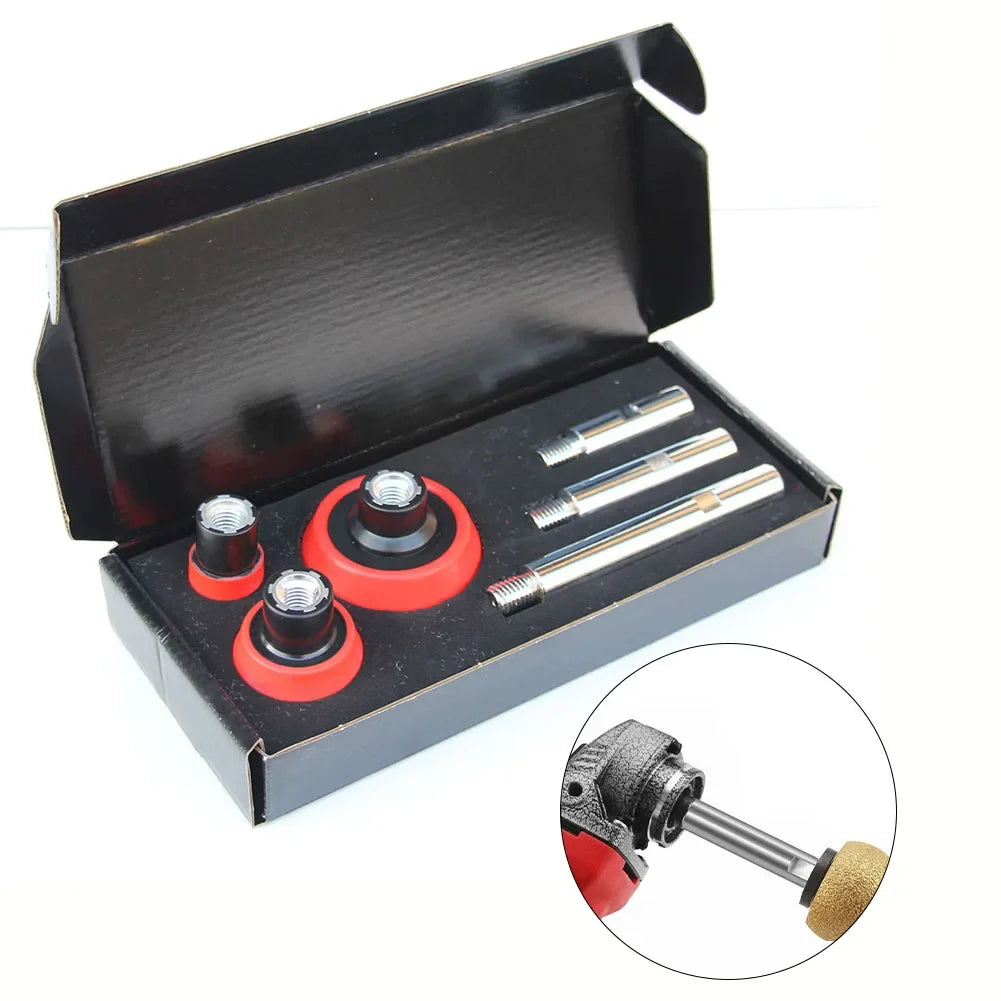 M14 Extension Rods & Polishing Pads Set – Deep Stone Grinding Grinding & Polishing Kit PRIMED