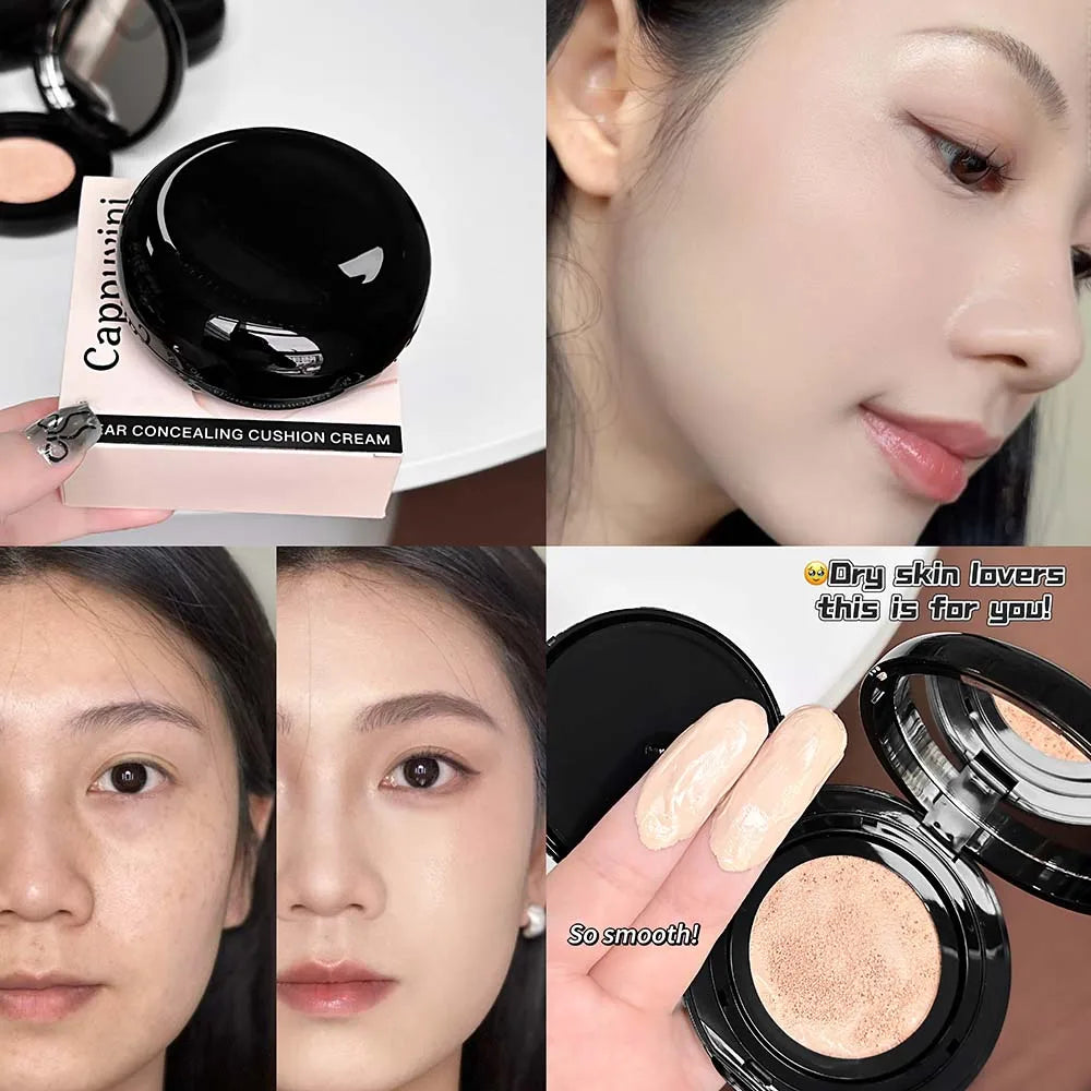 Cappuvini Air Cushion CC Cream – Full Coverage Foundation Air Cushion Foundation PRIMED