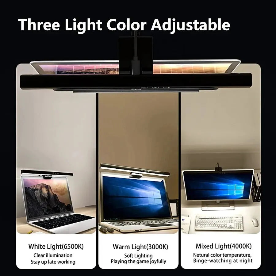 GGBEE LED Monitor Light Bar – Dimmable USB Desk Lamp 33/50cm LED Monitor Light Bar PRIMED