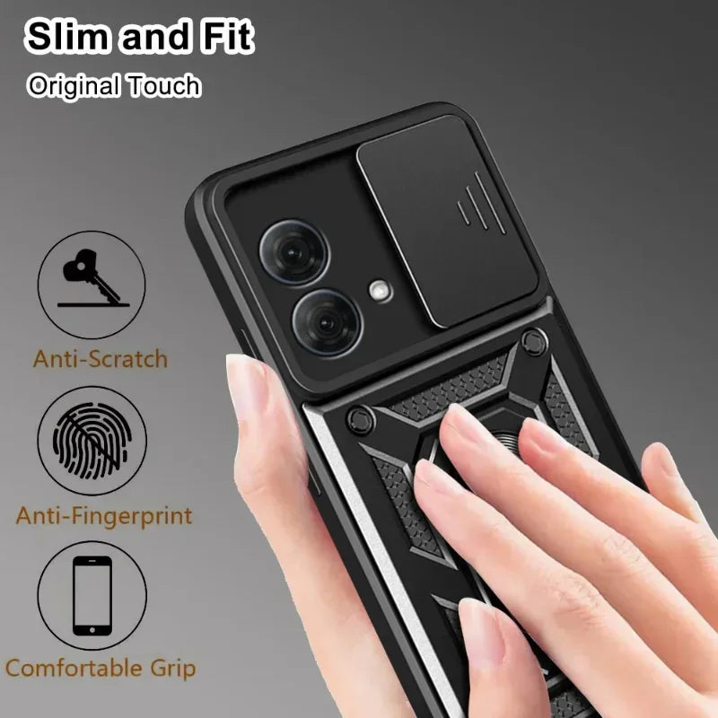 Armor Shockproof Case Motorola G Series – Ring Holder Phone Armor Case PRIMED