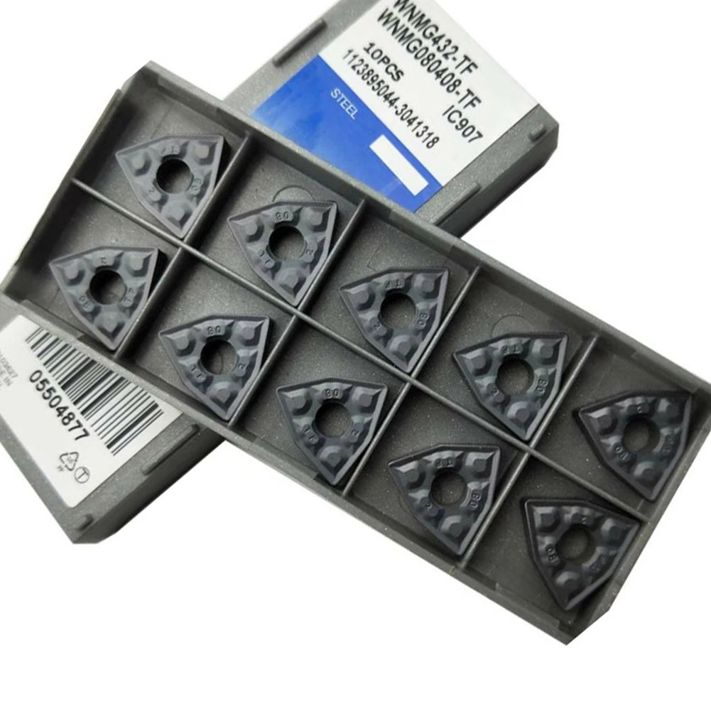 WNMG080408-TF Carbide Inserts 10 Pcs | Cast Iron Semi-Finishing Carbide Turning Insert PRIMED