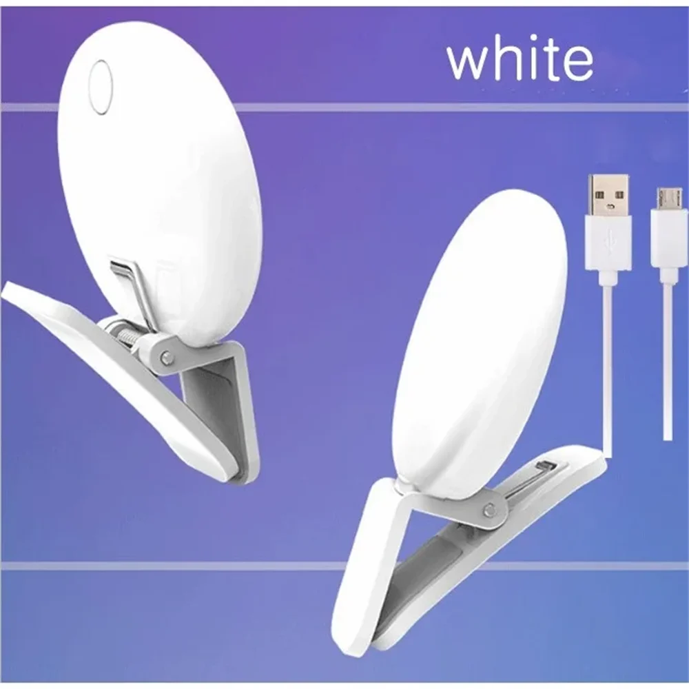 Mini LED Selfie Fill Light – 9 LEDs, 3 Brightness, Universal Clip LED Selfie Fill Light PRIMED White