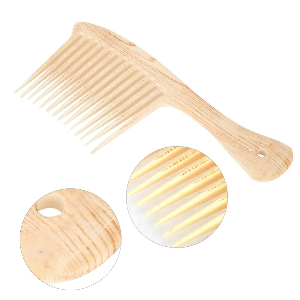 Wide Tooth Detangling Comb – Ergonomic Large PP Hair Comb Wide Tooth Hair Comb PRIMED